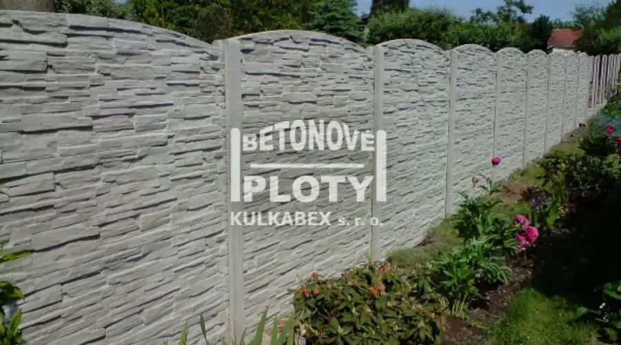 betonový plot