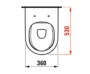 Standardní délka toalety